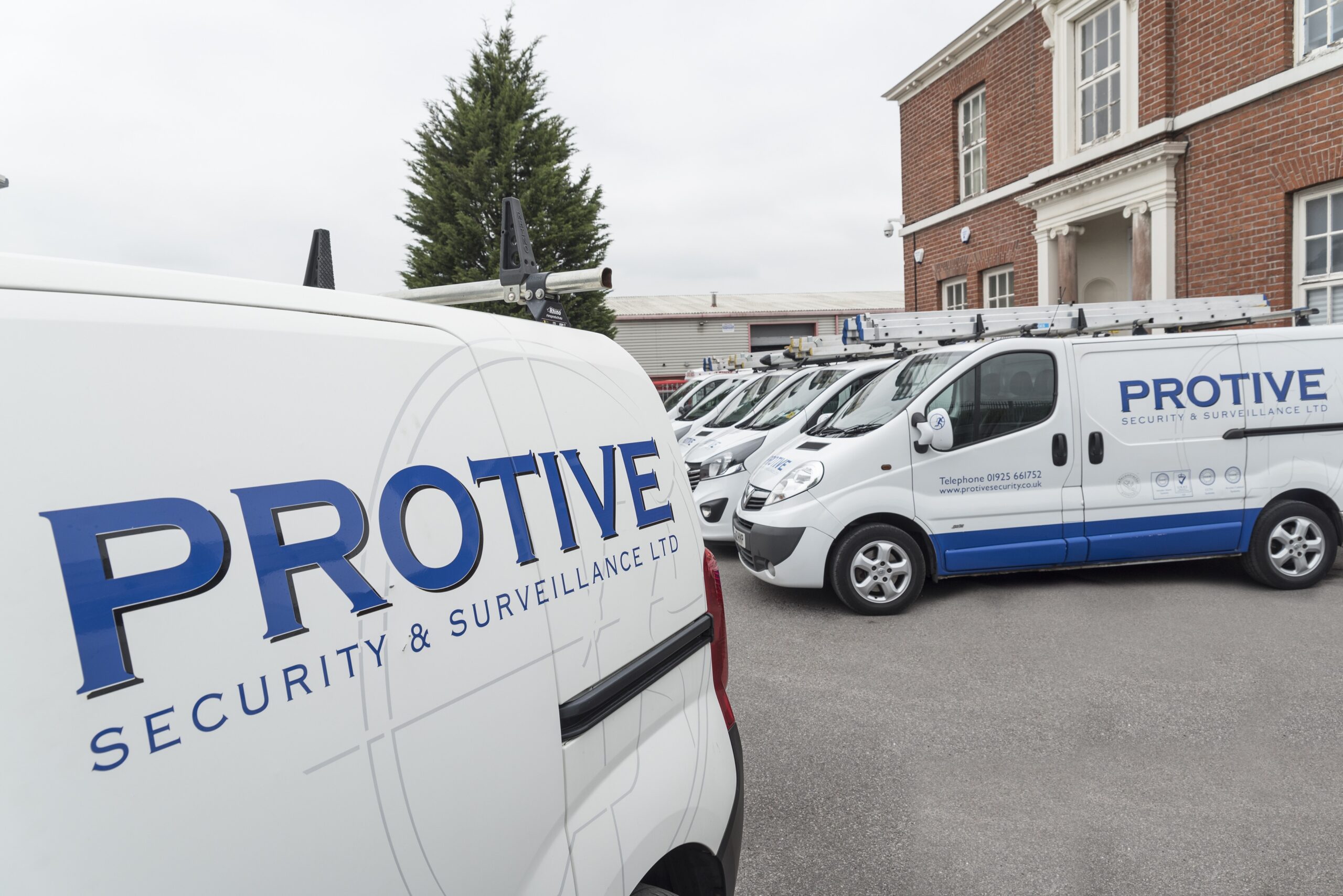 Access control system Warrington Team vans of Protive Security & Surveillance