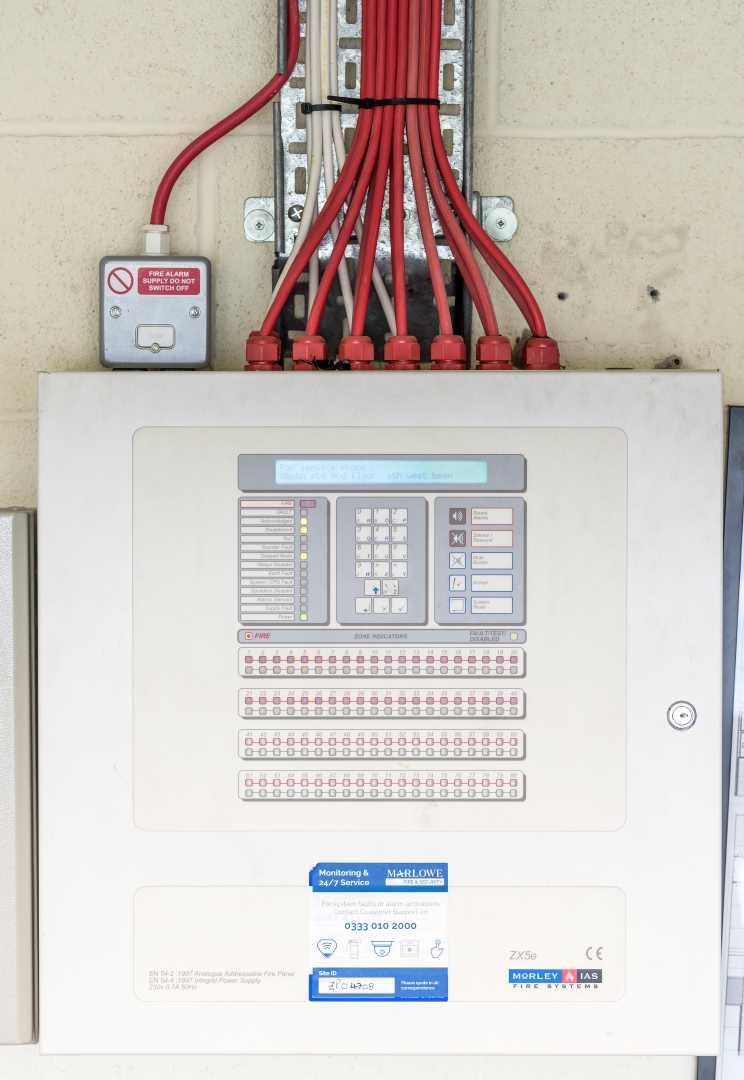 Fire alarm system installation in North West Commercial Fire alarm system panel setup, wiring and Installation