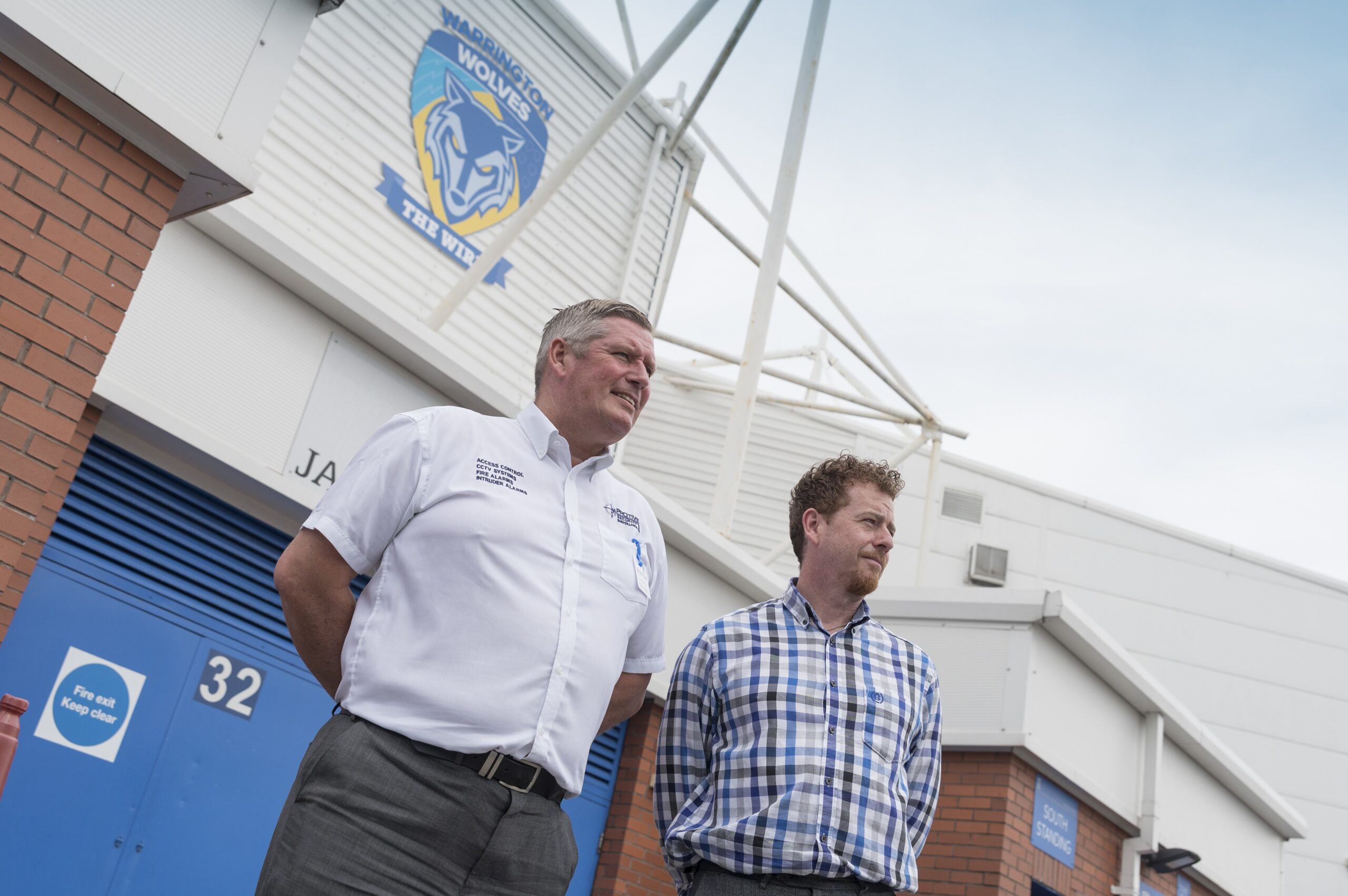 CCTV Installation at Warrington Wolves stadium CCTV Installation at Warrington Wolves stadium