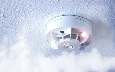 Where should smoke detectors be placed?