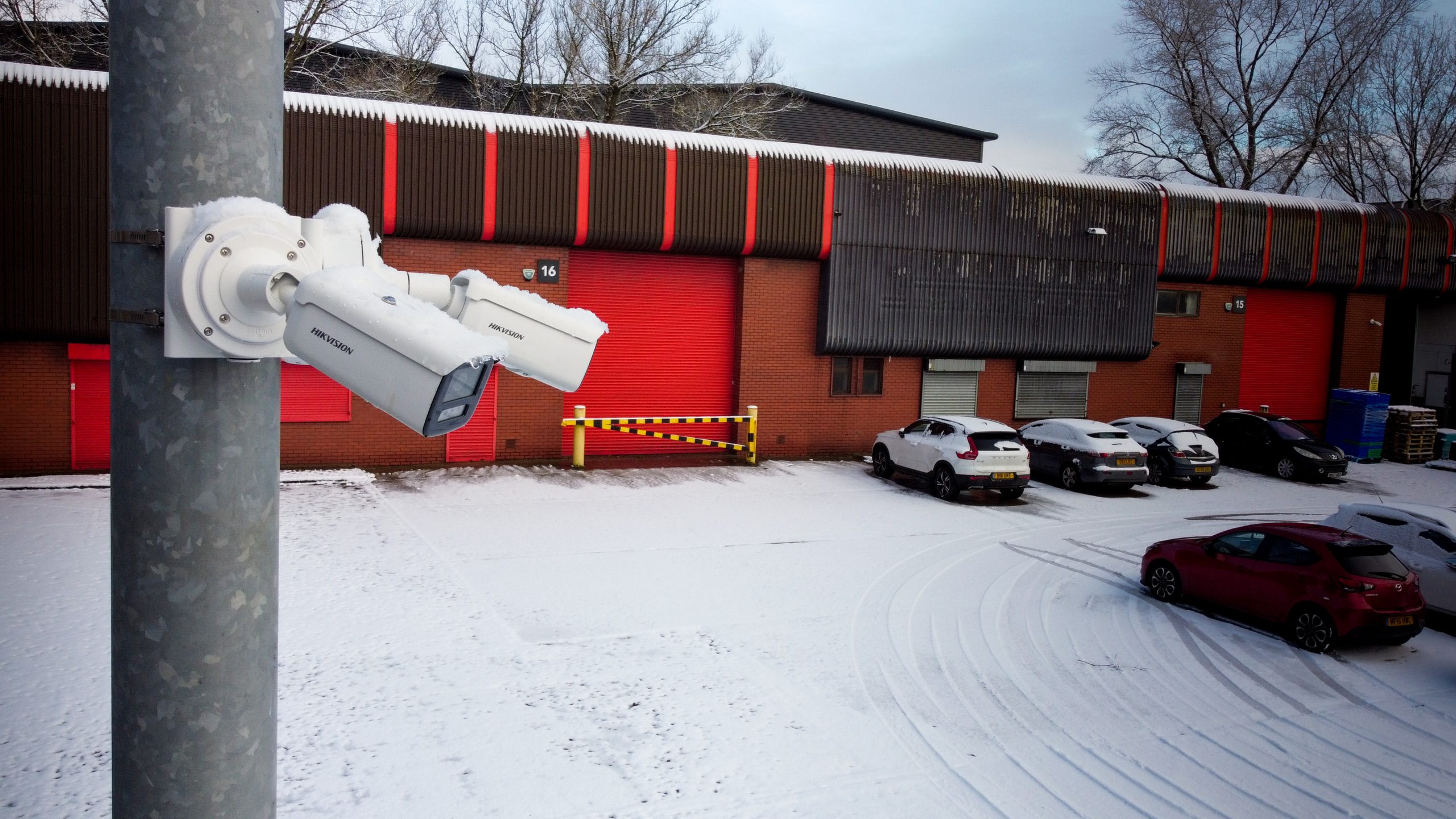 car park with CCTV in wardley estate car park with CCTV in wardley estate