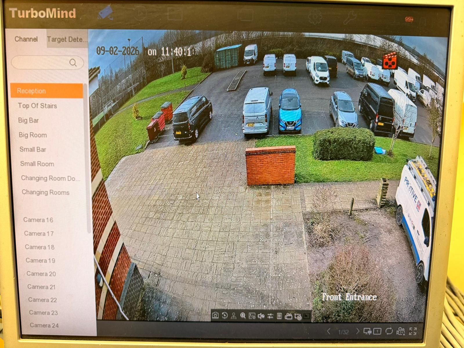 Longton RUFC car park view